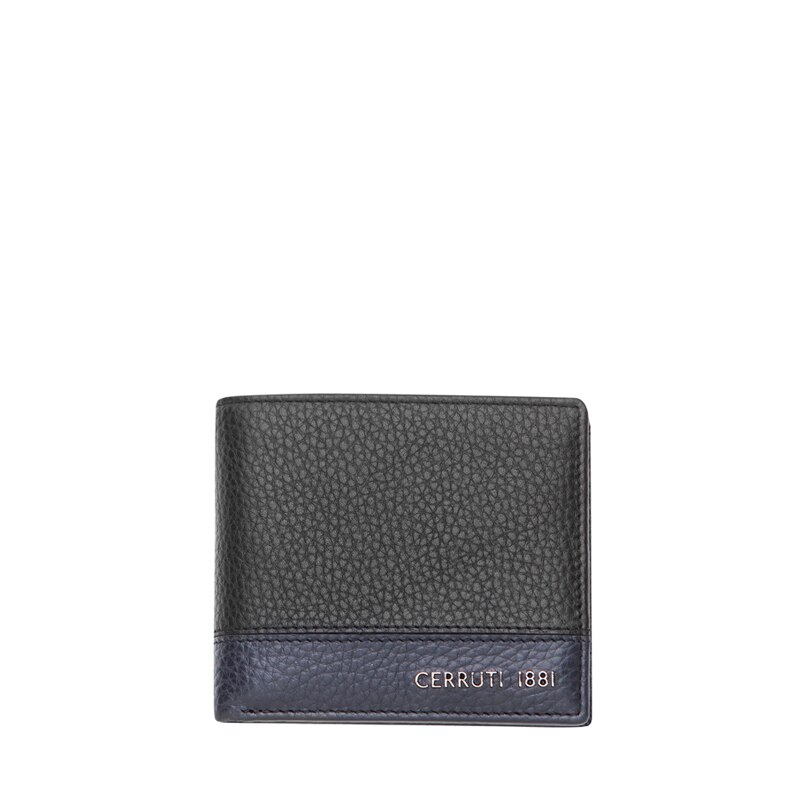 Portofel din piele,10,5x9,5cm, Cerutti1881, Negru