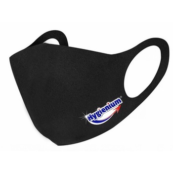 Masca de protectie Hygienium reutilizabila, neagra Masca de protectie Hygienium reutilizabila, neagra