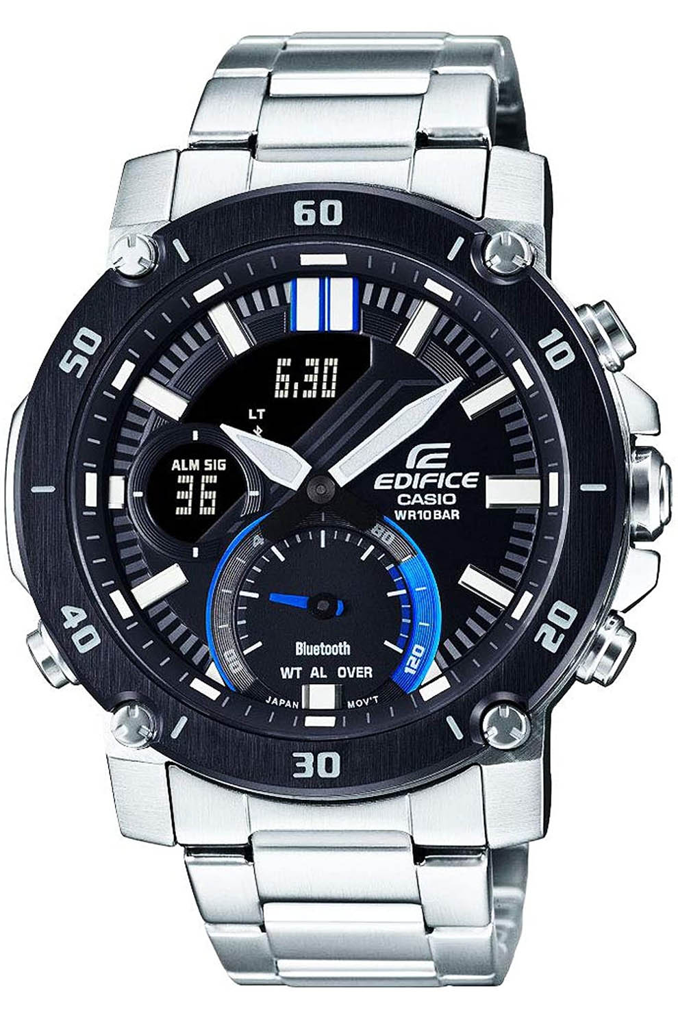 Casio, Мултифункционален иноксов часовник, Сребрист - eMAG.bg