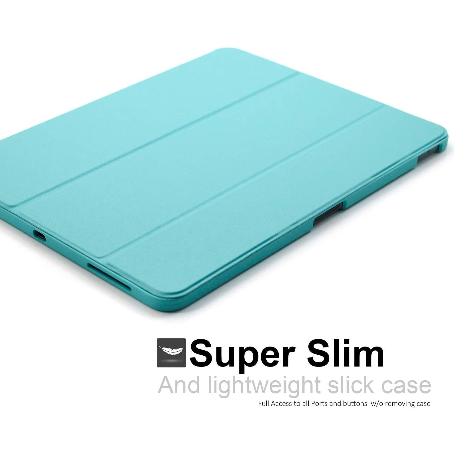 Husa pentru iPad Pro 2018, 12.9 inch, Khomo, Albastru