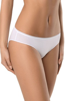 Chilot dama model slip din bumbac, Conte Elegant BASIC LB 2002, Alb Chilot dama model slip din bumbac, Conte Elegant BASIC LB 2002, Alb