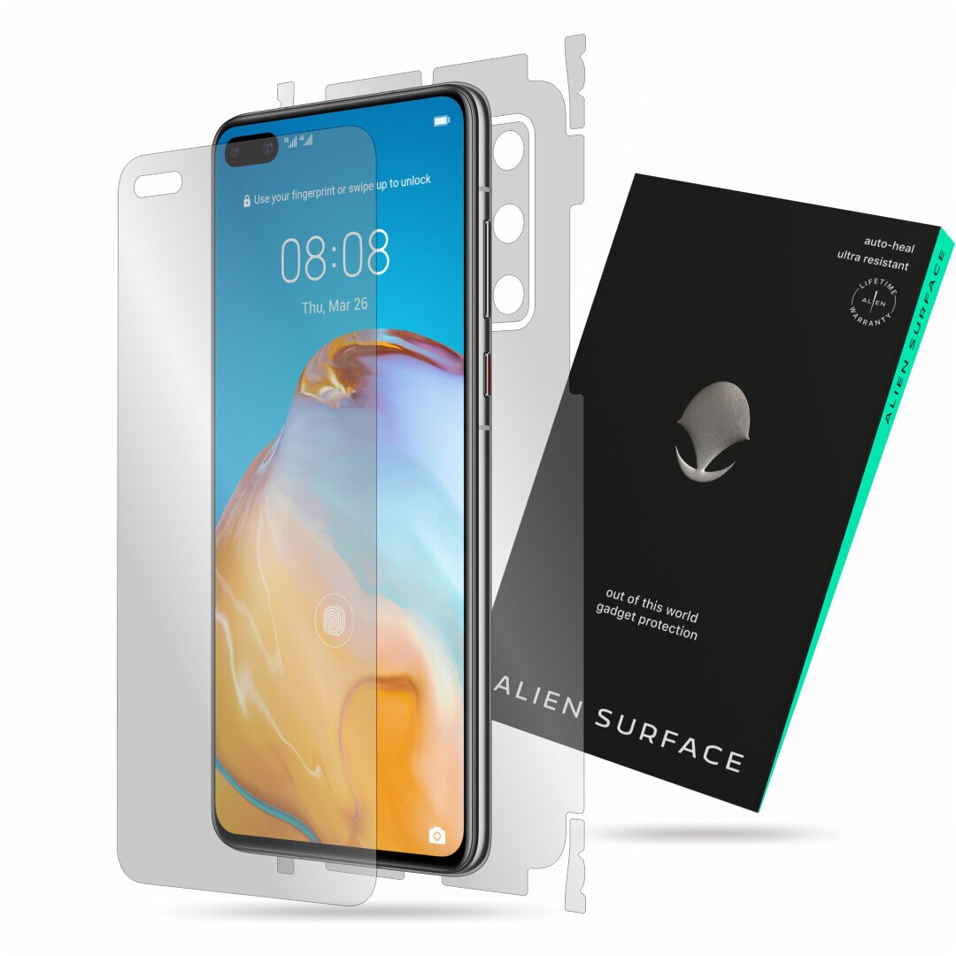 Folie Alien Surface, compatibila cu Huawei P40, protectie ecran, spate, laterale