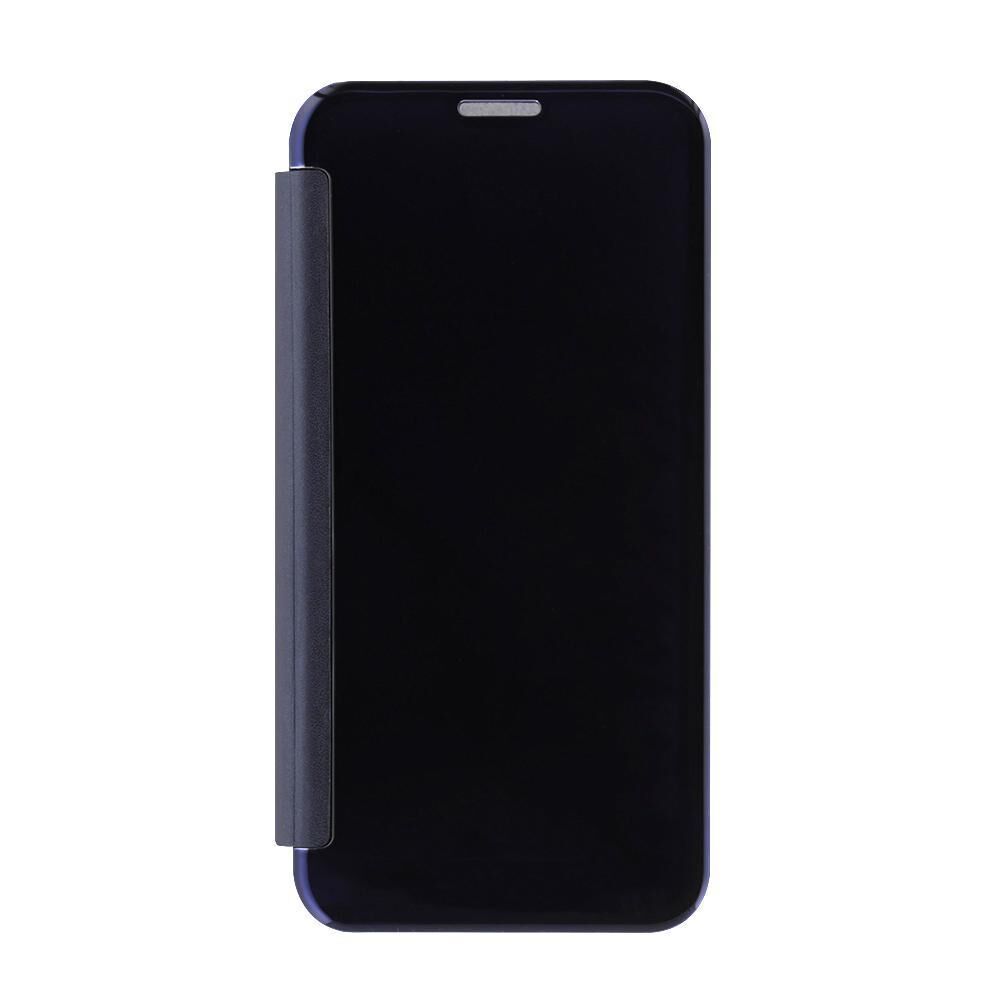 Husa Tellur din Piele sintetica cu oglinda pentru Samsung Galaxy A3 2017, Albastru inchis