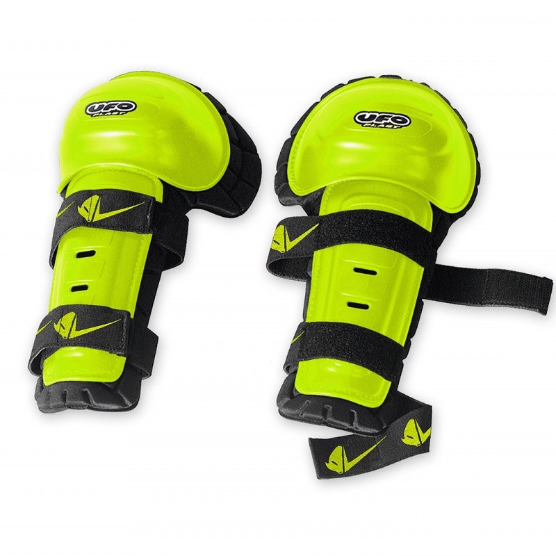 Protectie Genunchi Ufo, culoare galben fluorescent/negru