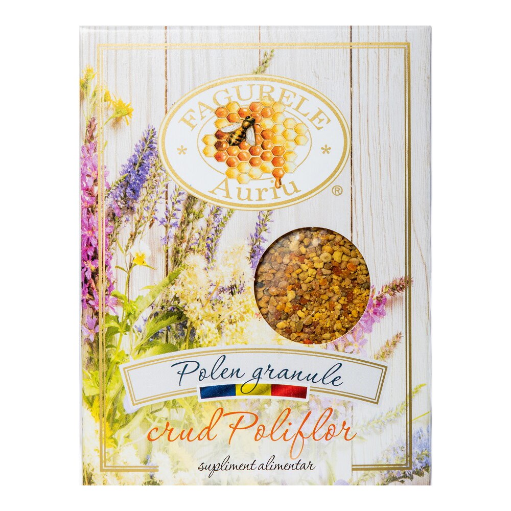 Polen crud de flori de prun, Fagurele Auriu, 200 g