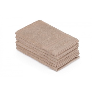 Set 6 prosoape bumbac 100%, Hobby Home 30x50cm, Bej Set 6 prosoape bumbac 100%, Hobby Home 30x50cm, Bej