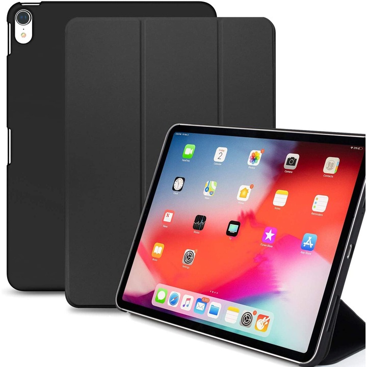 Husa pentru iPad Pro 2018 12.9", Khomo, Negru