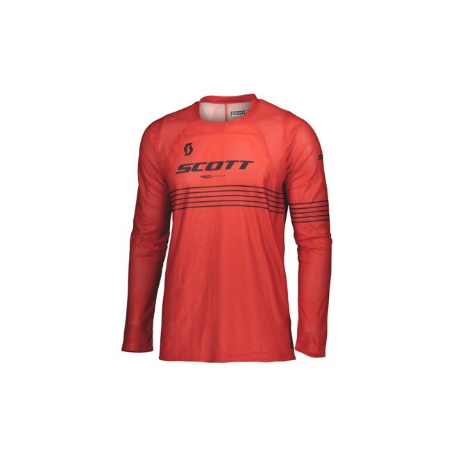 Tricou Scott 450 Angled Light, Rosu/negru, Barbati, Marime M