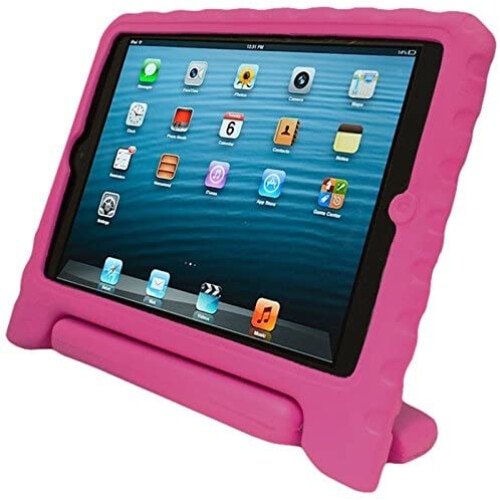 Husa de protectie Khomo, Pentru Apple iPad 2/3/4, Spuma, Roz