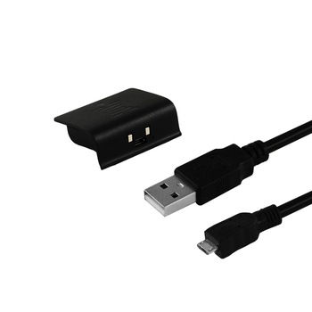 Set baterie XB One baterie si cablu de alimentare Xtreme, Negru Set baterie XB One baterie si cablu de alimentare Xtreme, Negru