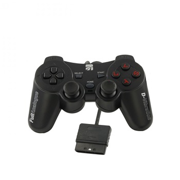 Controller Xtreme, Compatibil cu PlayStation/ PlayStation 2, Negru Controller Xtreme, Compatibil cu PlayStation/ PlayStation 2, Negru