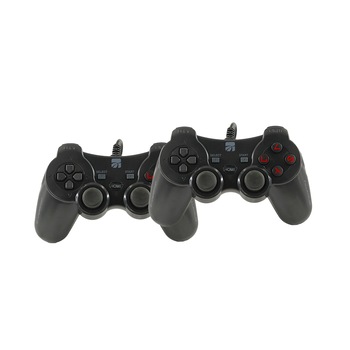 Set 2 controllere Xtreme, Compatibil Play Station3 si PC, Negru Set 2 controllere Xtreme, Compatibil Play Station3 si PC, Negru