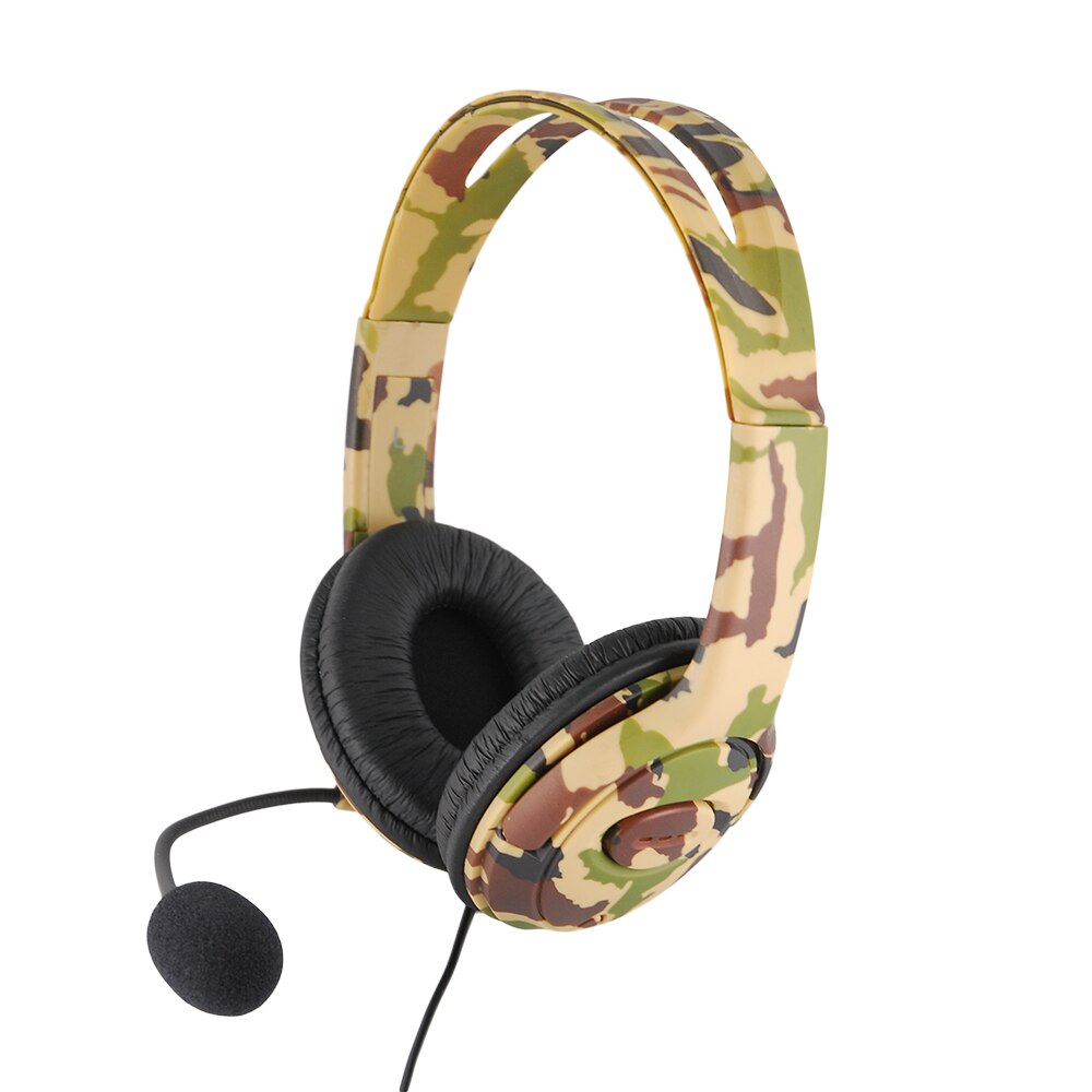 Casti cu fir si microfon Xtreme, Model camuflaj, Multicolor