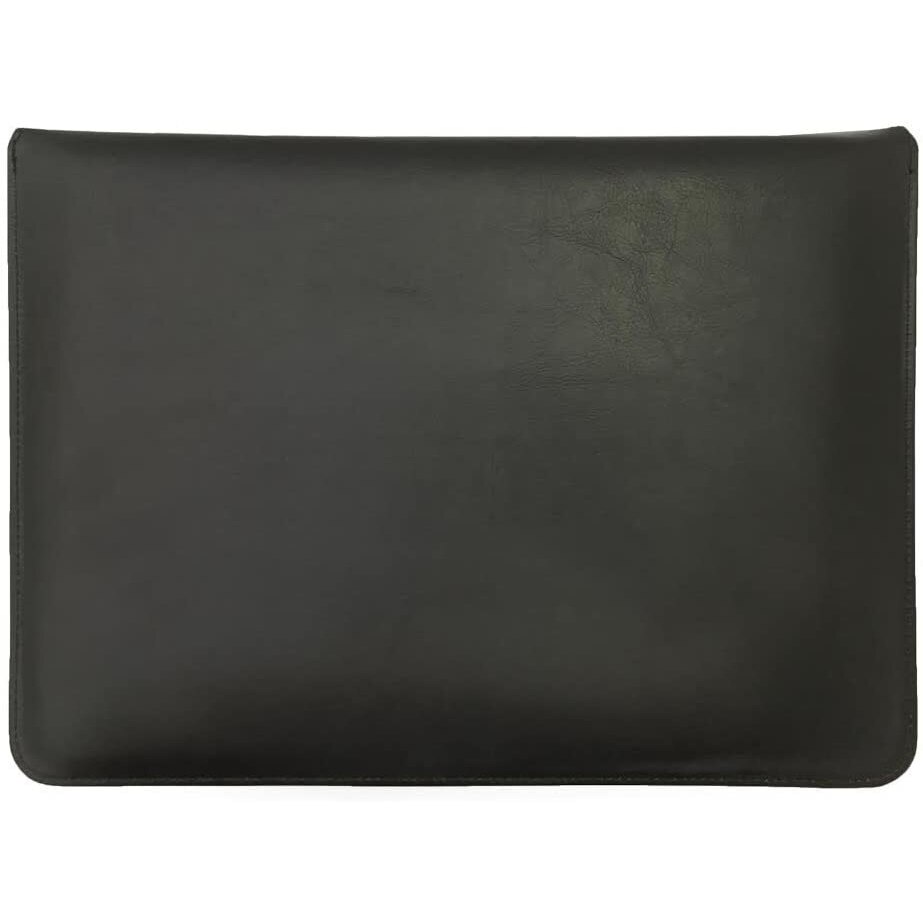 Husa de protectie, Compatibila Notebook / iPad Pro 12.9 2021, 2020, 2019, 2018, 2017, Piele, Negru