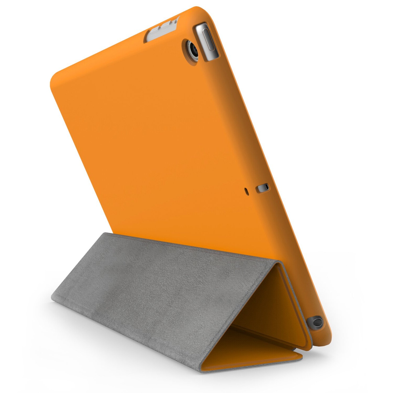 Husa protectie tableta, Khomo, Compatibila cu iPad Mini 123, Portocaliu