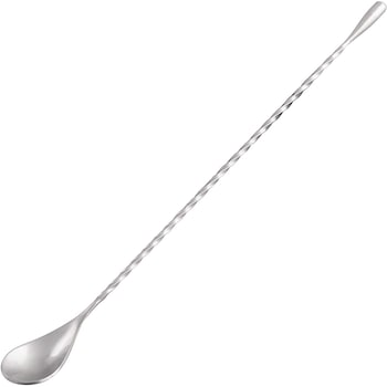Lingura de bar pentru cocktail, BARTISSTRIA, cu maner lung rasucit 30 cm Lingura de bar pentru cocktail, BARTISSTRIA, cu maner lung rasucit 30 cm