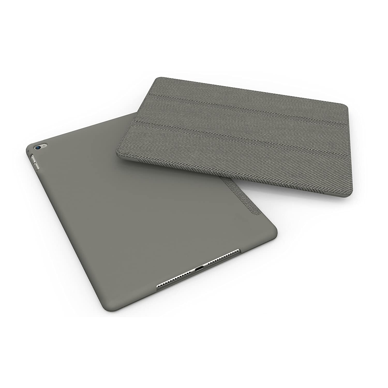 Husa protectie tableta, Khomo, Compatibila cu iPad Air 2, Gri