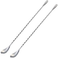 lingura de bar pentru cocktail din inox bartisstria cu maner lung rasucit 30 cm 2 piese imagen 1_0_
0