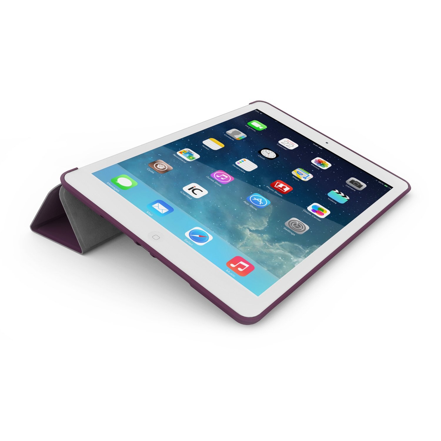 Husa protectie tableta, Khomo, Compatibila cu iPad Mini 1/2/3, Mov