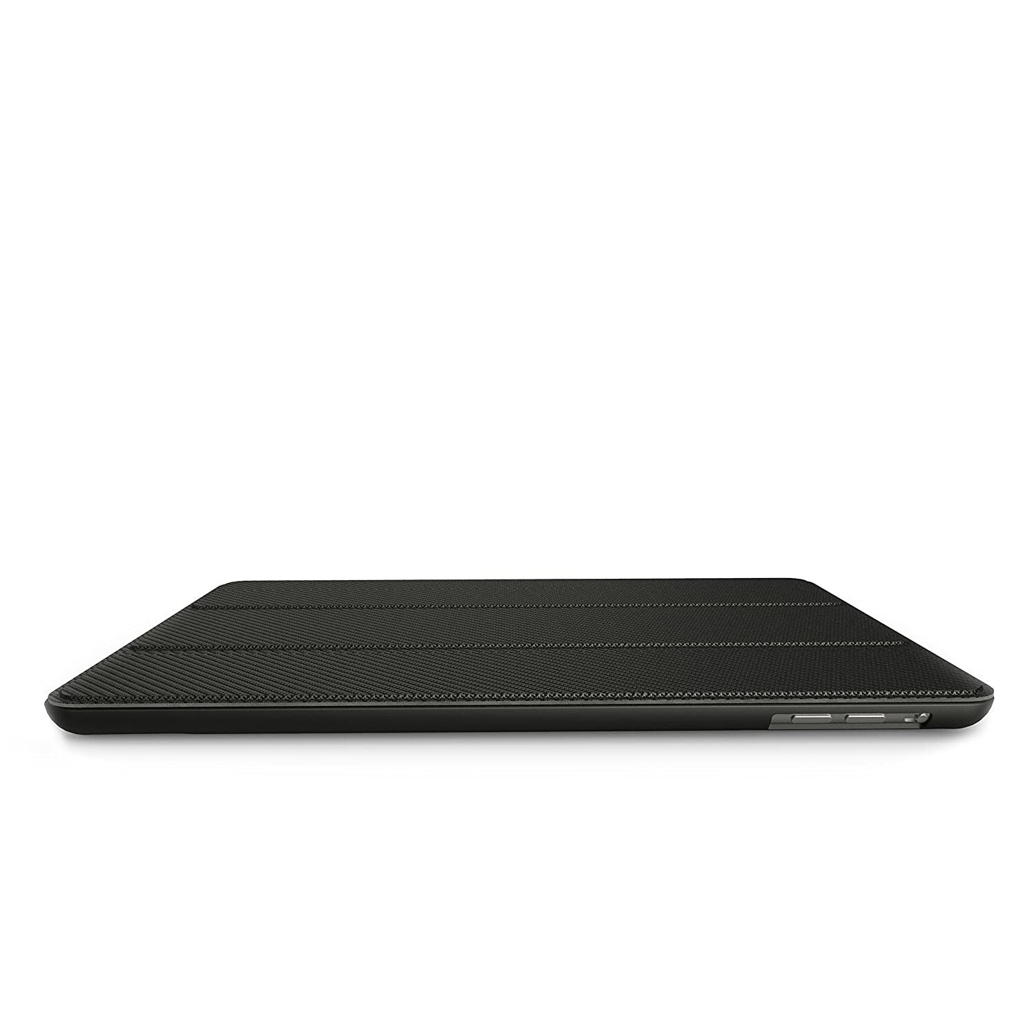 Husa protectie tableta, Khomo, Fribra de carbon, Compatibila cu iPad Mini 1/2/3, Negru