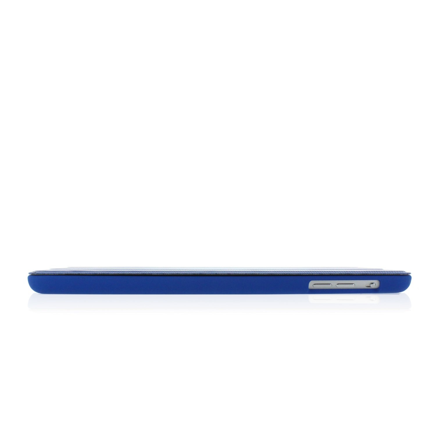 Husa protectie tableta, Khomo, Compatibila cu iPad Mini 1/2/3, Albastru inchis
