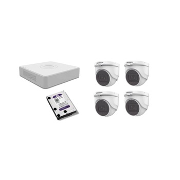Kit supraveghere video Hikvision 2MP, cu 4 camere 2MP de interior si HDD 1 TB MK156 Kit supraveghere video Hikvision 2MP, cu 4 camere 2MP de interior si HDD 1 TB MK156