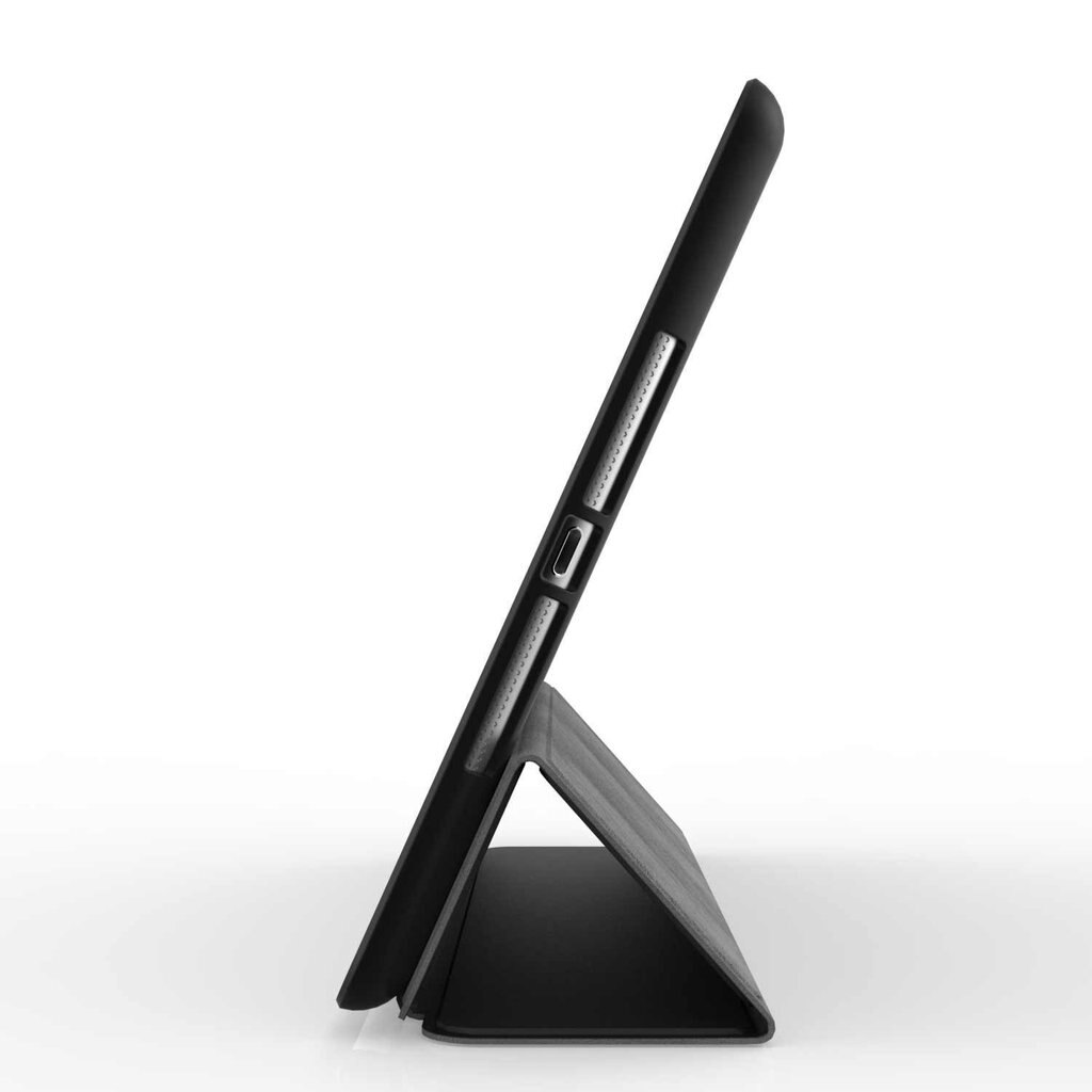 Husa de protectie Khomo, Pentru Apple iPad Air 2, Piele, Negru