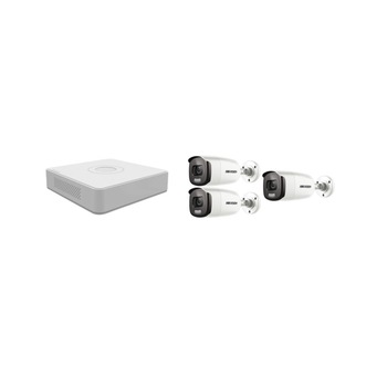 Kit supraveghere video Hikvision 2MP, cu 3 camere 2MP de exterior/interior MK127 Kit supraveghere video Hikvision 2MP, cu 3 camere 2MP de exterior/interior MK127