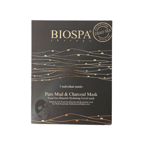 Set Masca Hidratanta cu Namol si Carbune, BIO SPA, 5X20ml