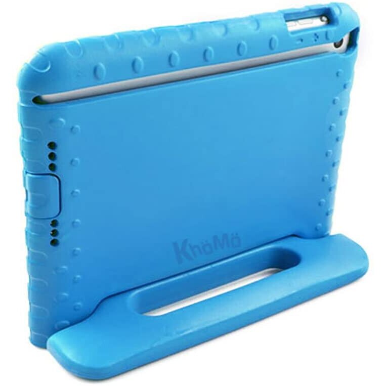Husa de protectie Khomo, Pentru Apple iPad 2/3/4, Spuma, Albastru