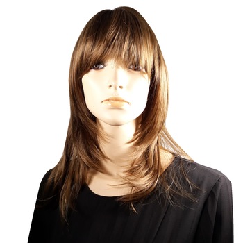 Peruca dama, fibra sintetica, cu aspect natural, saten deschis auriu, lunga Peruca dama, fibra sintetica, cu aspect natural, saten deschis auriu, lunga