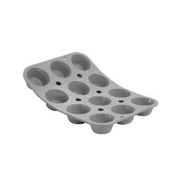 Forma silicon pentru 12 mini-briose, 23,5 x 17,5 cm - de Buyer Forma silicon pentru 12 mini-briose, 23,5 x 17,5 cm - de Buyer