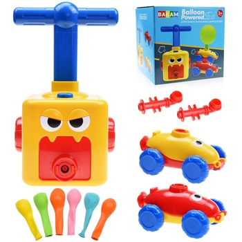 Joc pompa Balloon Car air power cu lansare inertiala Joc pompa Balloon Car air power cu lansare inertiala