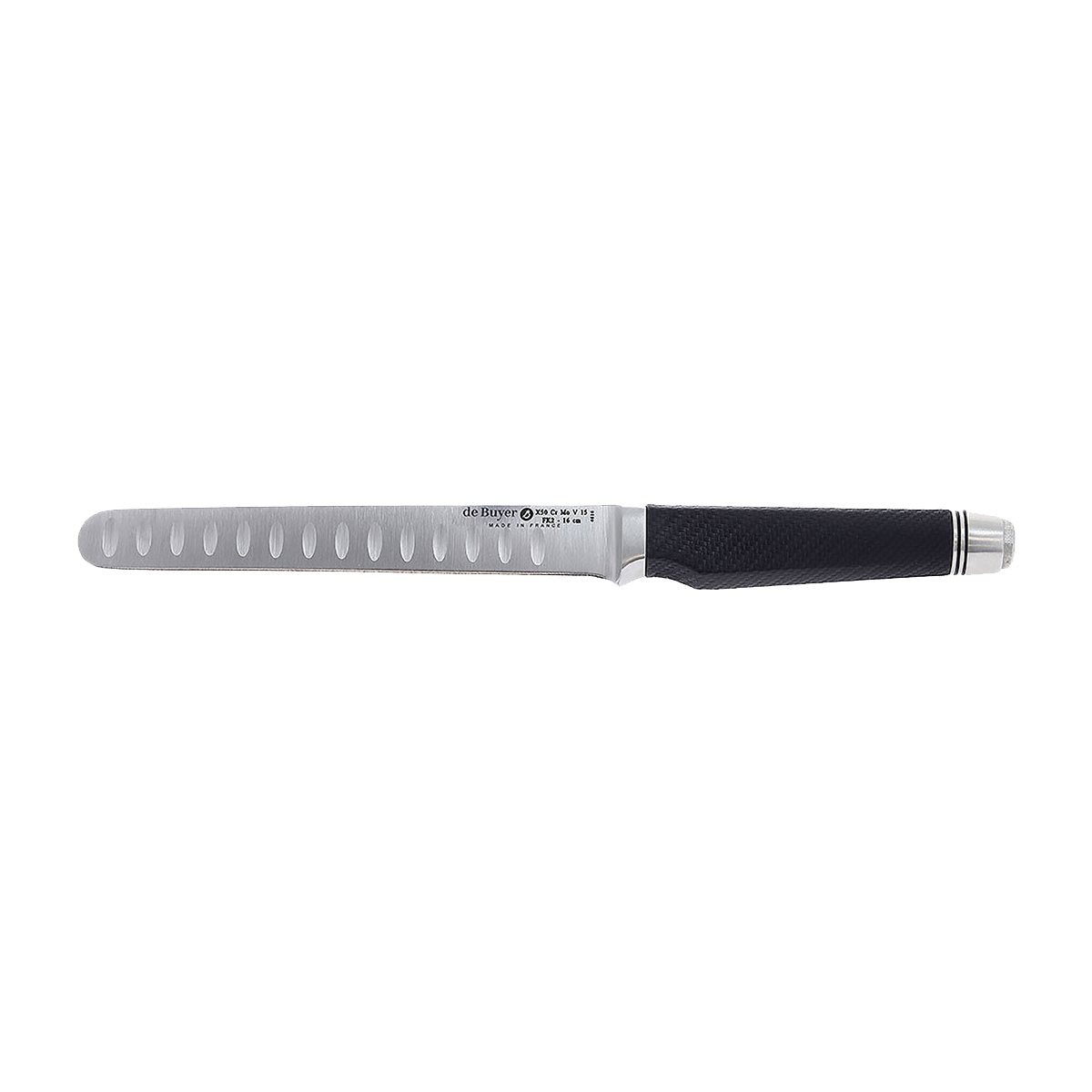 Cutit feliere Santoku, 16 cm, otel inoxidabil - de Buyer