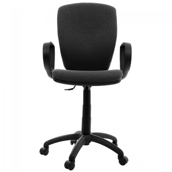 Scaun de birou ergonomic ART ANDORRA rotativ realizat din stofa gri,dimensiun 111x56x51cm, greutatea maxima sustinuta 90kg Scaun de birou ergonomic ART ANDORRA rotativ realizat din stofa gri,dimensiun 111x56x51cm, greutatea maxima sustinuta 90kg