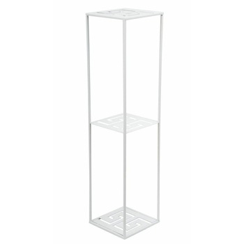 Suport pentru flori pe 3 ghivece Loft metalic alb 100cm Suport pentru flori pe 3 ghivece Loft metalic alb 100cm