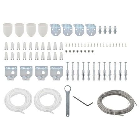 Set de accesorii pentru copertina, 81 piese 44742