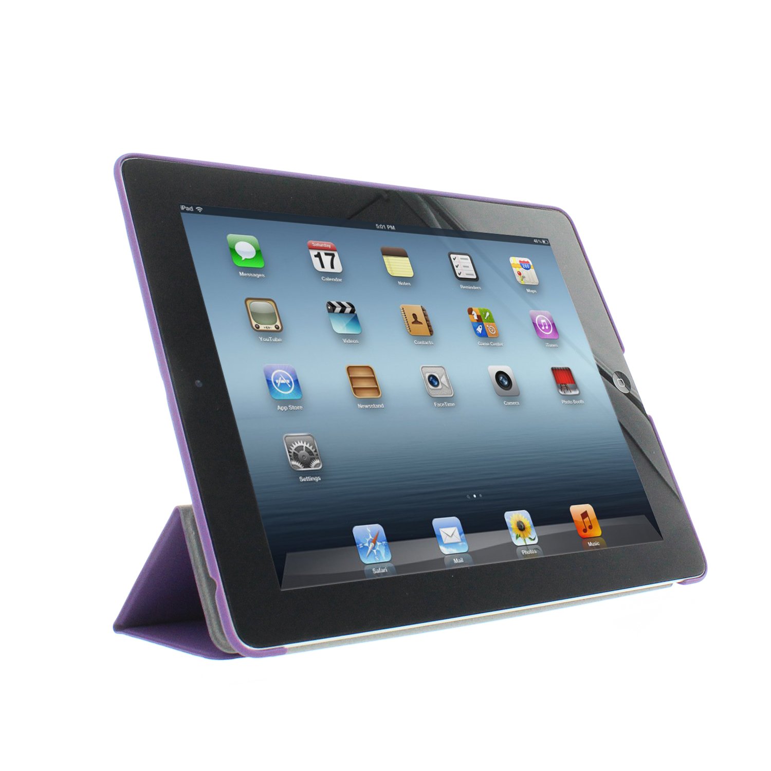 Husa de protectie UltraSlim KHOMO pentru iPad 2/3/4, Purple