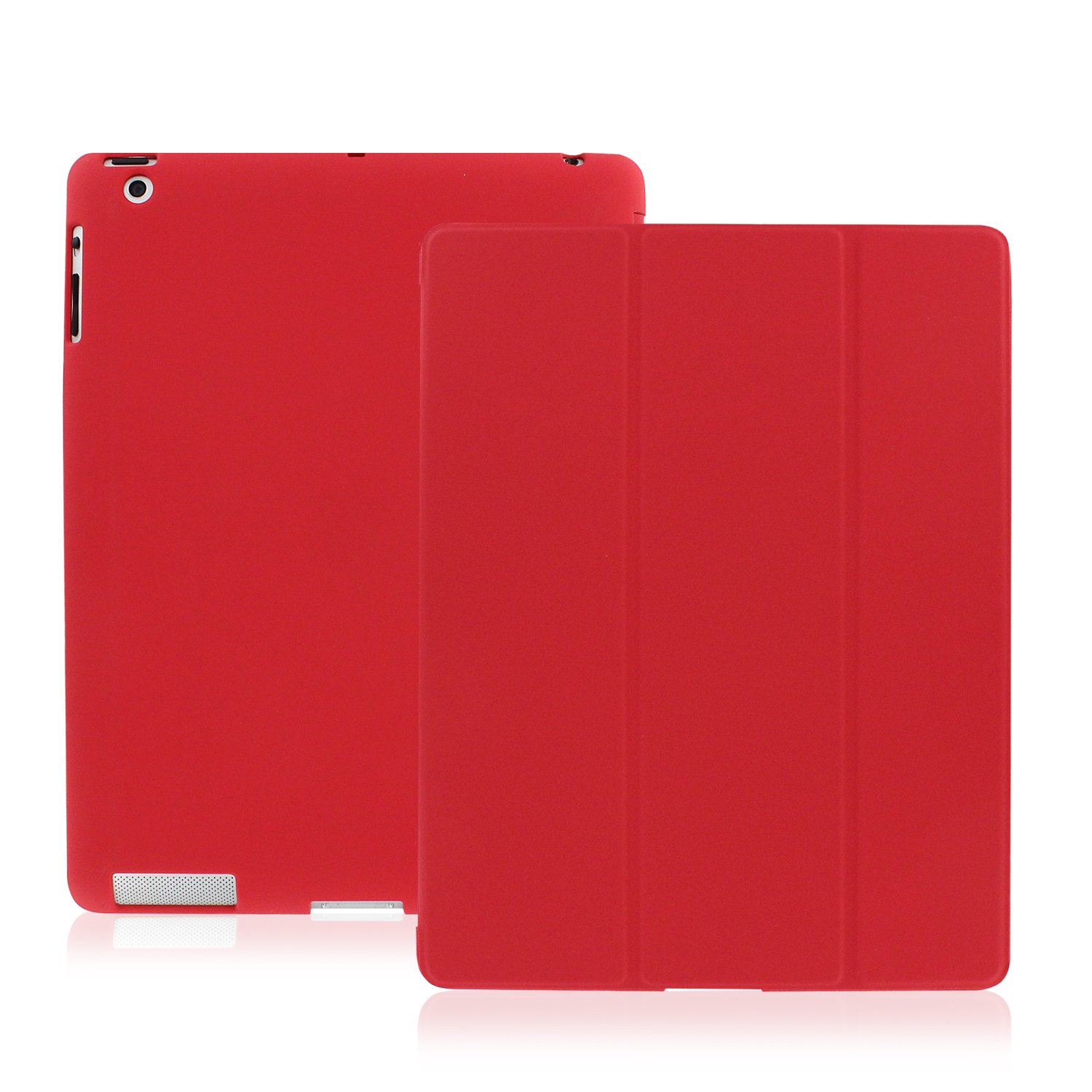Husa de protectie UltraSlim KHOMO pentru iPad 2/3/4, Rosu