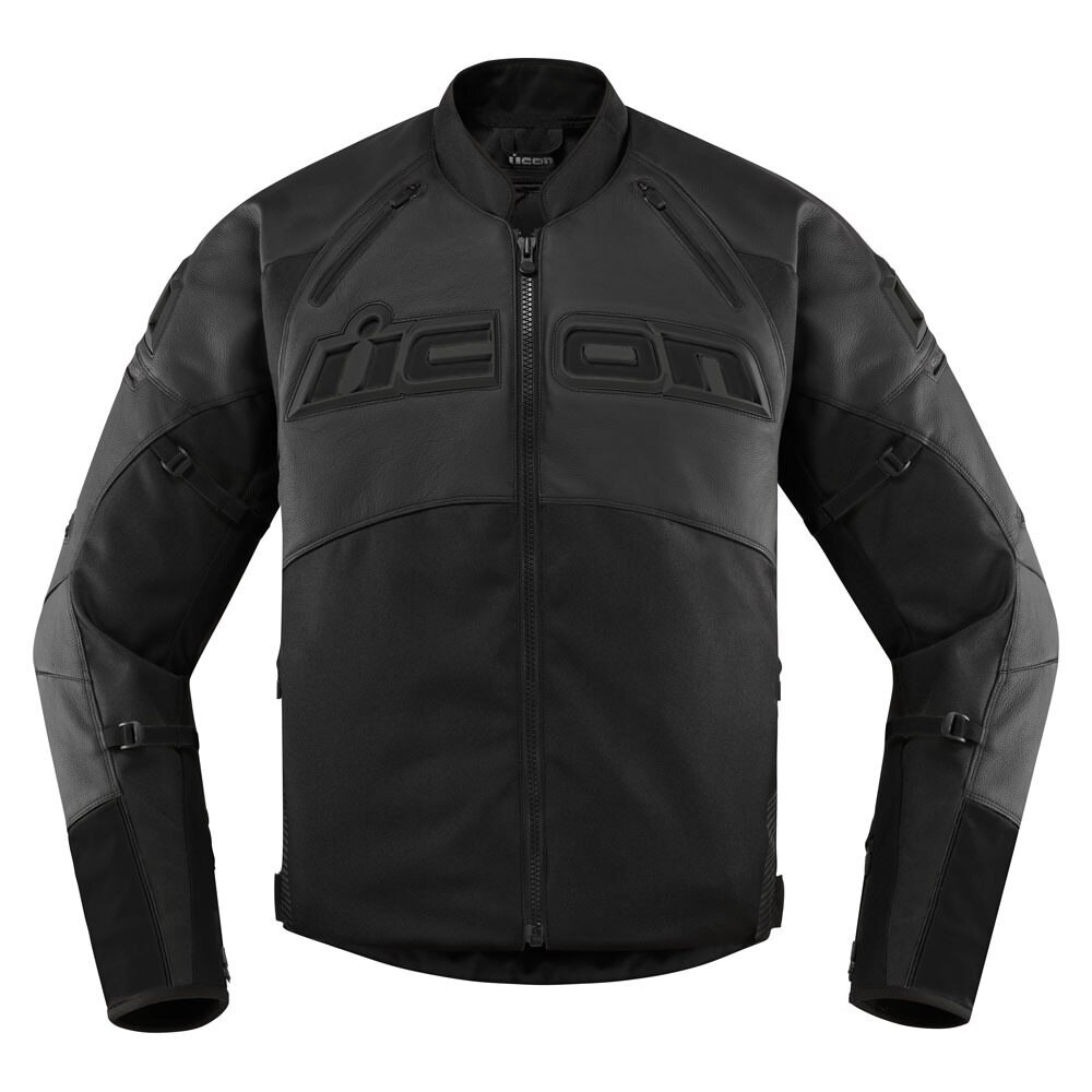 Geaca moto Contra2, Piele Negru L