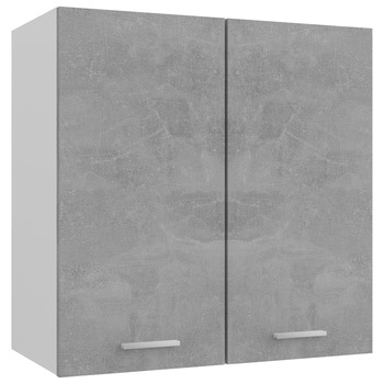 Dulap de bucatarie, vidaXL, PAL, 60 x 31 x 60 cm, Gri ciment/Alb Dulap de bucatarie, vidaXL, PAL, 60 x 31 x 60 cm, Gri ciment/Alb