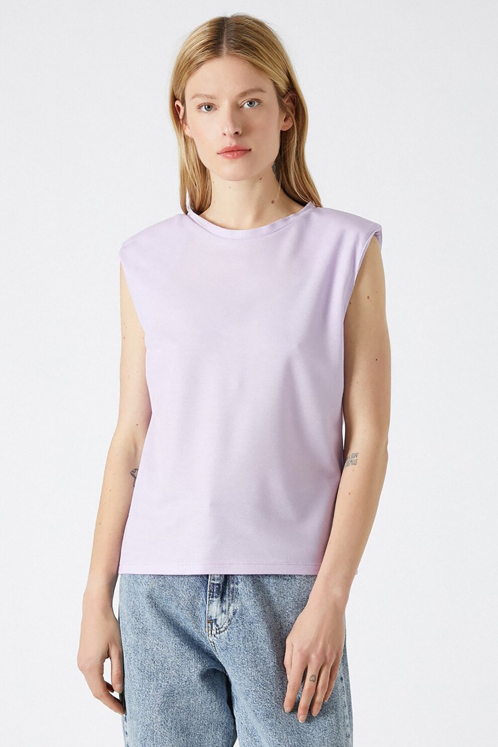 KOTON, Top cu umeri intariti, Lila