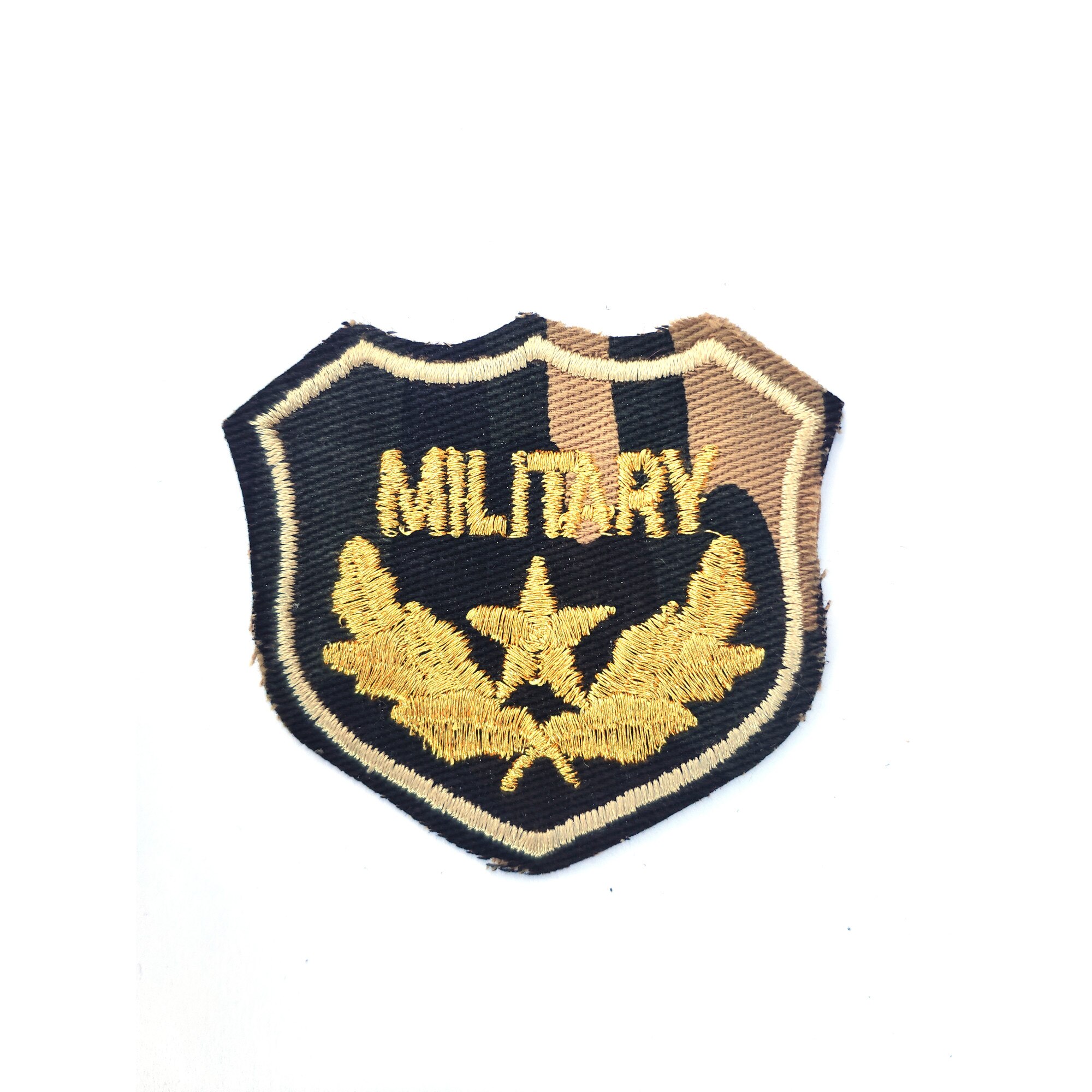 Petic textil / patch brodat US Army Military 6.2x6.7 cm