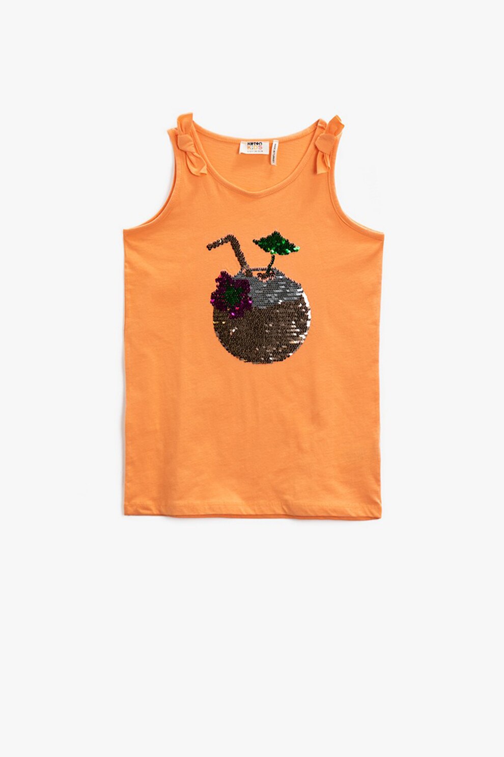 Top cu paiete, Koton, Oranj, Oranj