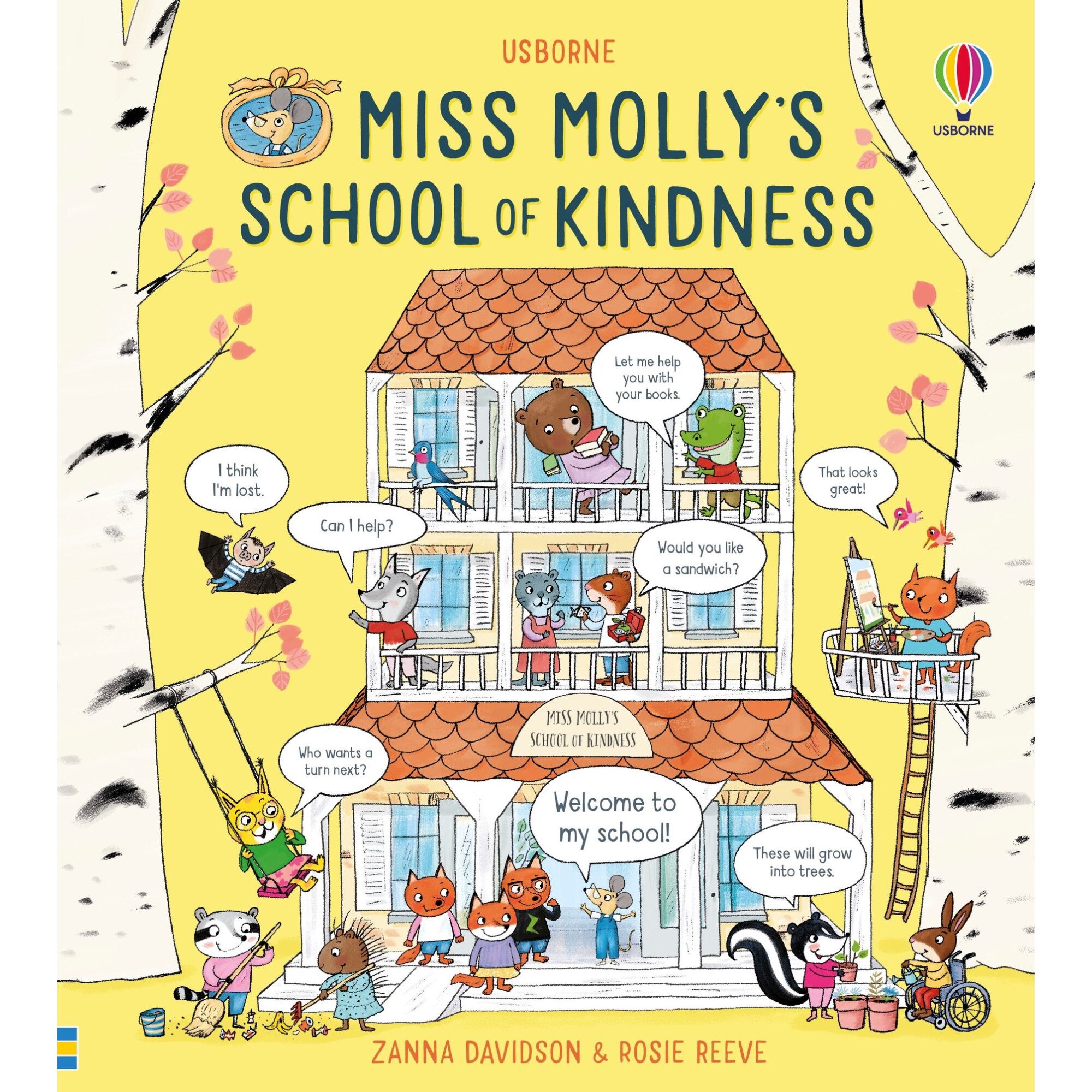 Miss Molly's School of Kindness, Usborne, Zanna Davidson, 3+
