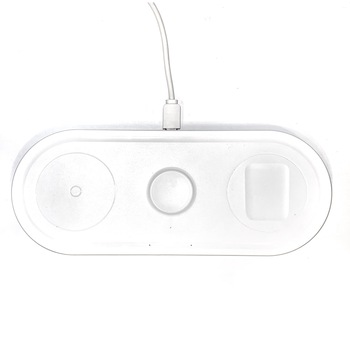 Incarcator wireless/statie incarcare telefoane 4in1, Fast Charge 10W, InnoHub, compatibil cu Apple iPhone, iWatch, Airpods Incarcator wireless/statie incarcare telefoane 4in1, Fast Charge 10W, InnoHub, compatibil cu Apple iPhone, iWatch, Airpods
