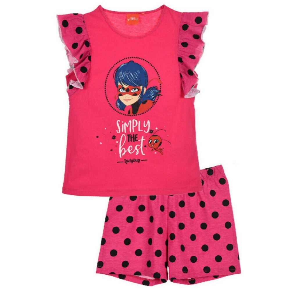 Pijama LadyBug, Miraculoasa Buburuza, Roz, 116 CM
