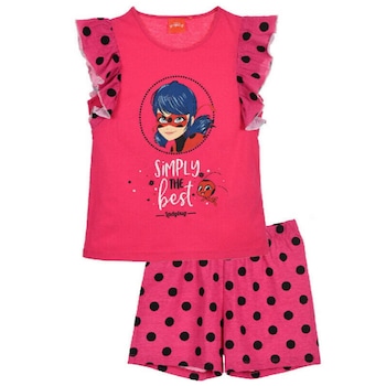 Pijama LadyBug, Miraculoasa Buburuza, Roz, 116 CM Pijama LadyBug, Miraculoasa Buburuza, Roz, 116 CM