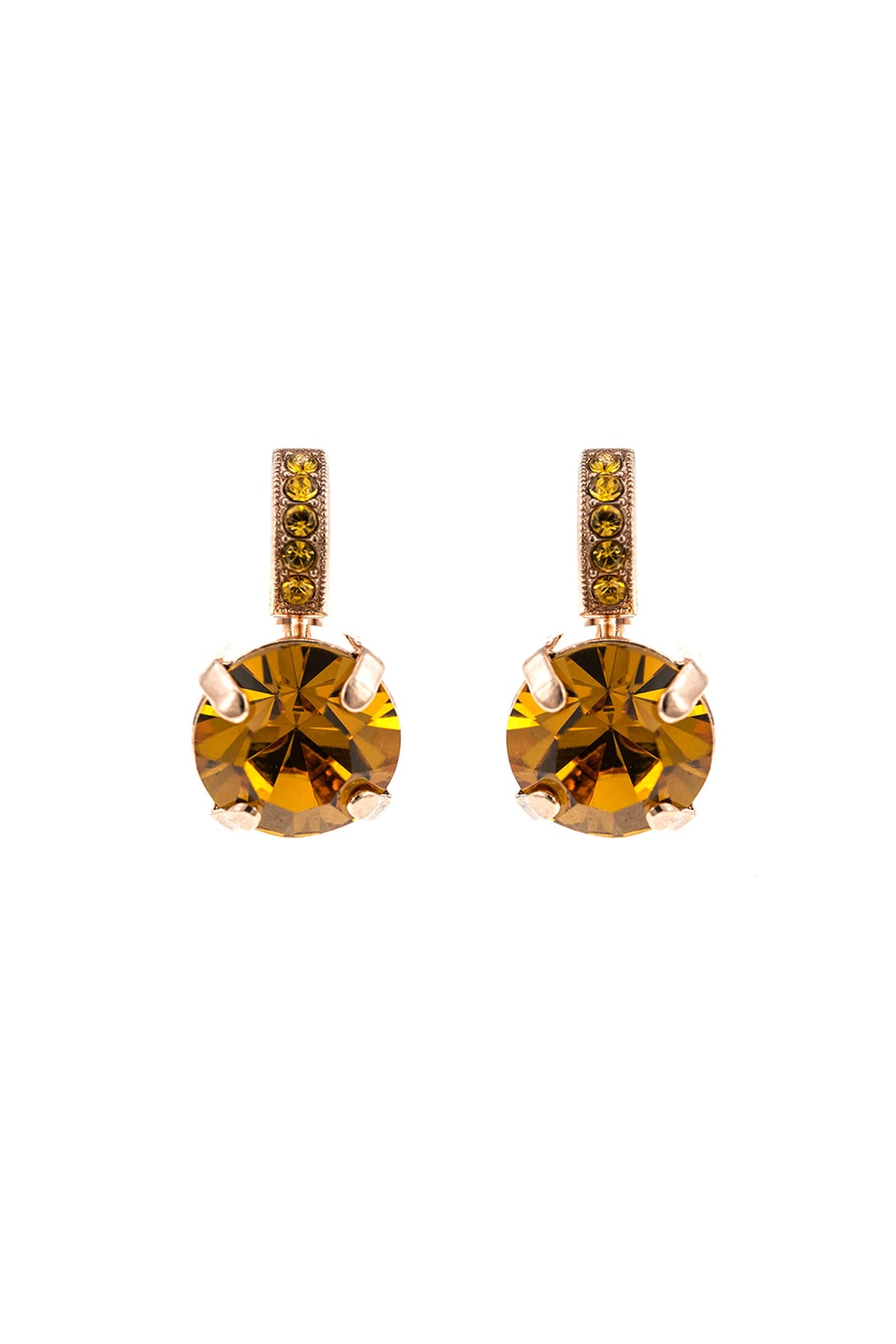Roxannes - Mariana Jewellery, Cercei placati cu aur de 24K si decorati cu cristale ®, Multicolora