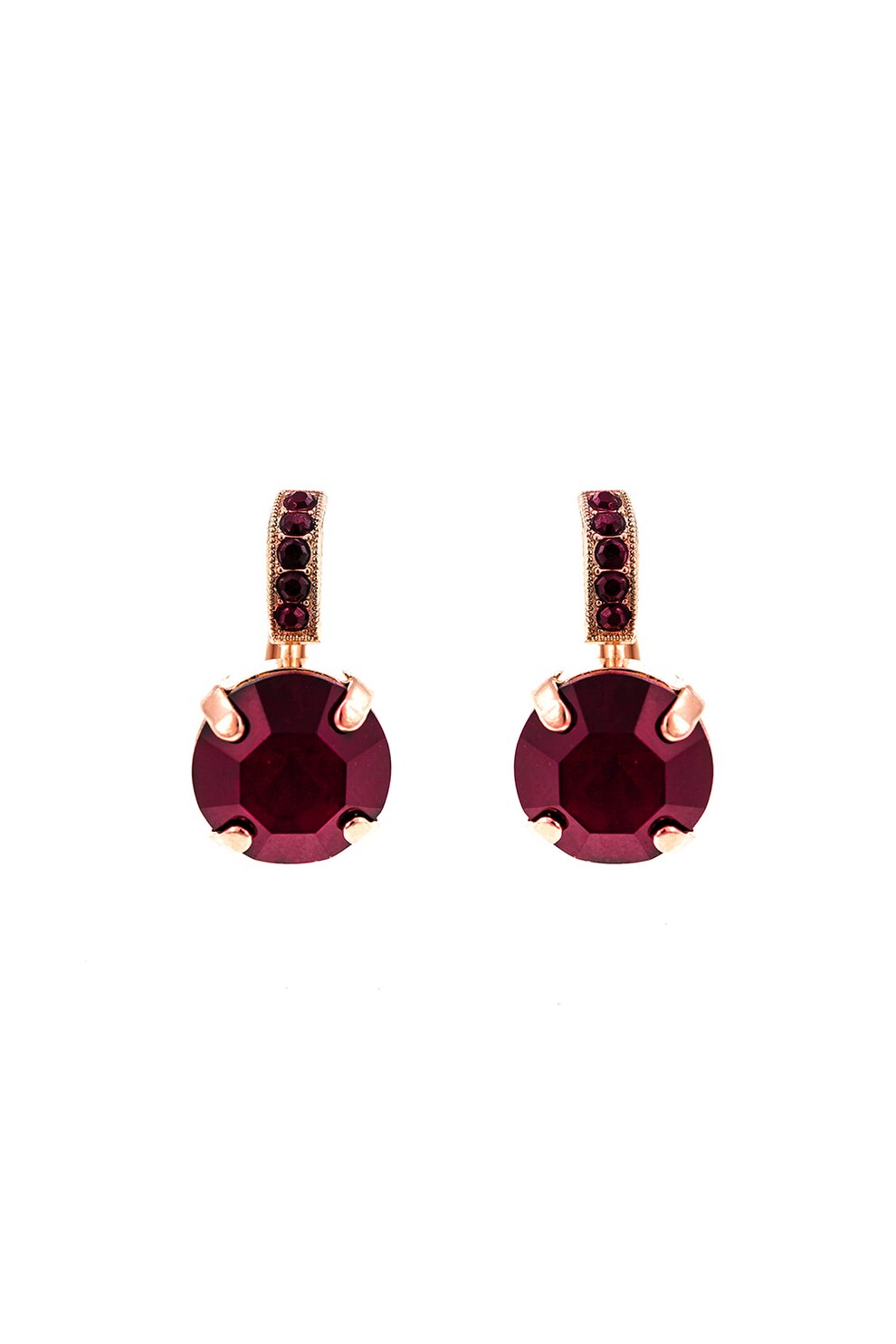 Roxannes - Mariana Jewellery, Cercei placati cu aur de 24K cu cristale, Multicolora
